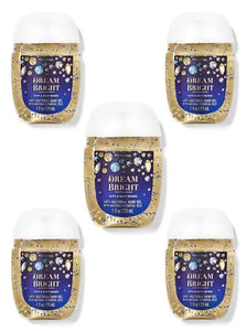 Bath & Body Works PocketBac Hand Sanitizers 5-Pack || Dream Bright