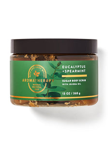 Bath & Body Works Sugar Body Scrub || Aromatherapy Eucalyptus Spearmint