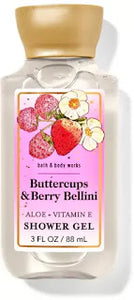 Bath & Body Works Travel Size Shower Gel || BUTTERCUPS & BERRY BELLINI