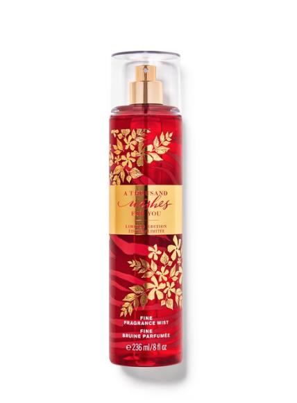 Bath & Body Works Fine Fragrance Mist || A Thousand Wishes For You