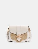 Coach Georgie Saddle Bag In Signature Canvas