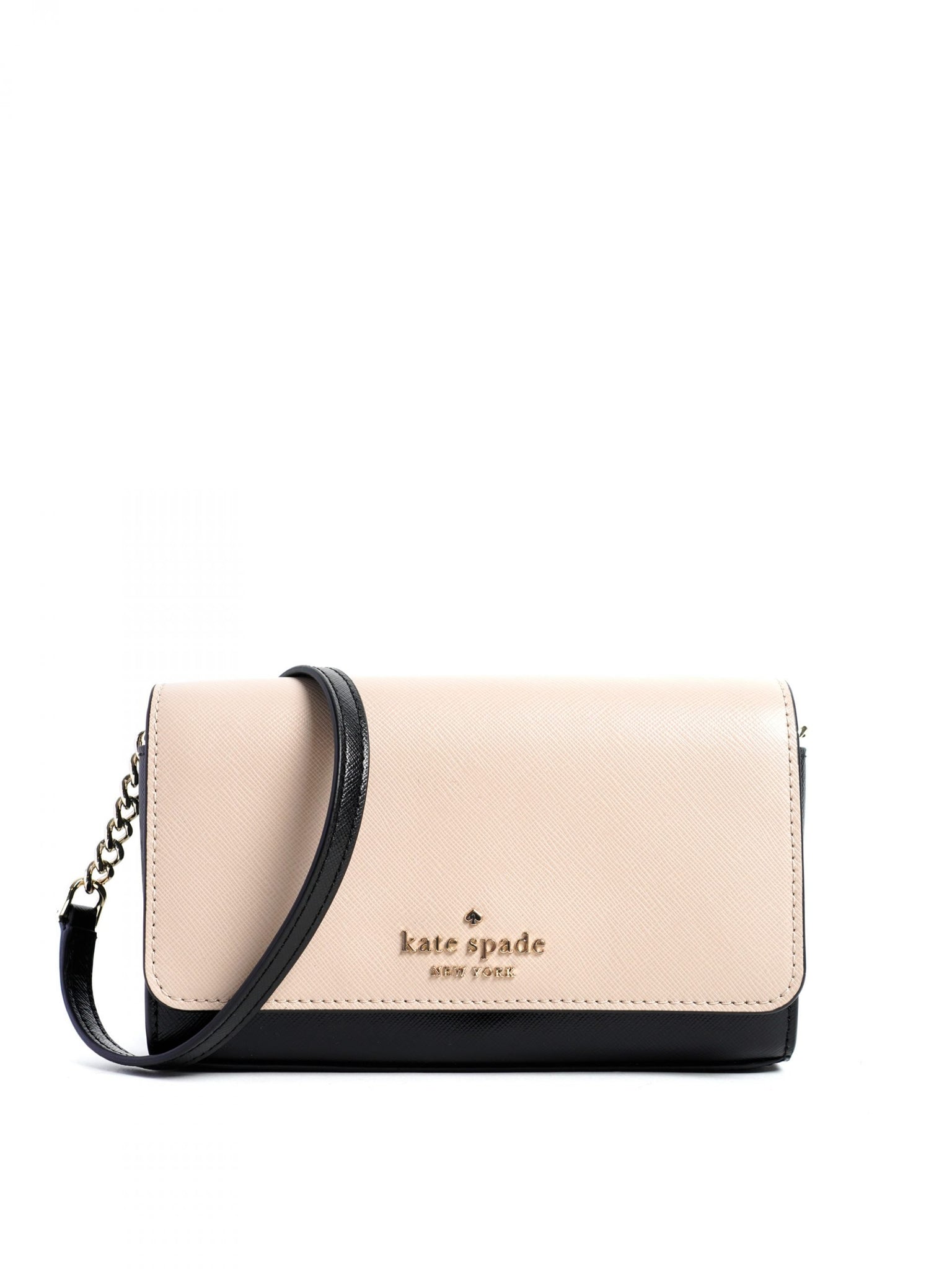Kate Spade Staci Small Flap Crossbody Bag with Saffiano Leather in
