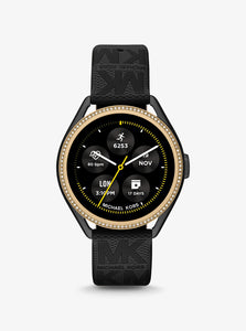 Michael Kors || Access Gen 5E Two-Tone and Logo Rubber Smartwatch