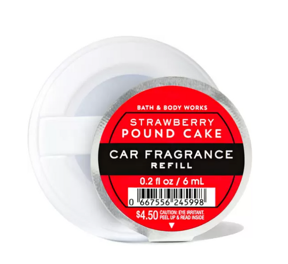 Bath & Body Works Car Fragrance Refill || Strawberry Pound Cake