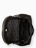 Kate Spade || Leila Medium Flap Backpack in Black