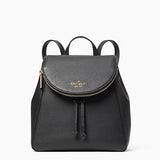 Kate Spade || Leila Medium Flap Backpack in Black