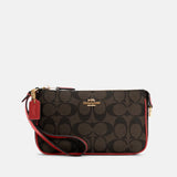 Coach Nolita 19 In Signature Canvas -Gold/Brown/Red