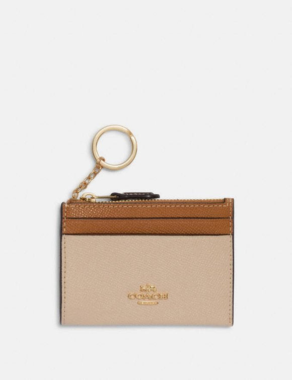 Coach Mini Skinny ID Case In Colorblock