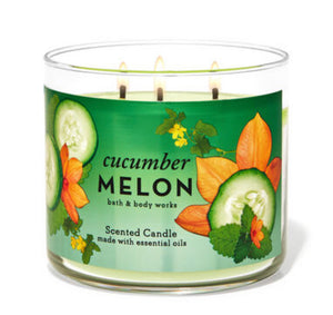 Bath & Body Works 3-Wick Candle || Cucumber Melon